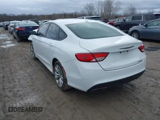 2015 Chrysler 200 S with VIN 1C3CCCBB9FN754311, listed as a IAAI auction lot 41920993 with 104,944 mi miles. Bid and sale history available at carsss.com. Image 3.