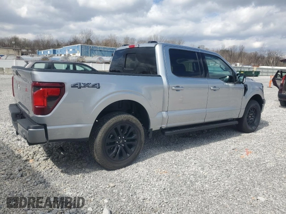 2024 Ford F-150 XLT with VIN 1FTEW3LP1RFB36162, listed as a Copart auction lot 50178285 with 2,118 mi miles and Salvage Title. Bid and sale history available at carsss.com. Image 3.