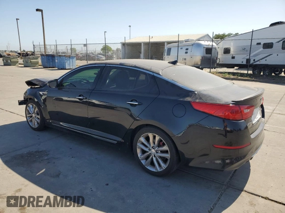 2014 Kia Optima SXL Turbo with VIN 5XXGR4A61EG291788, listed as a Copart auction lot 57688525 with 166,836 mi miles and Salvage title. Bid and sale history available at DreamBid. Image 2.