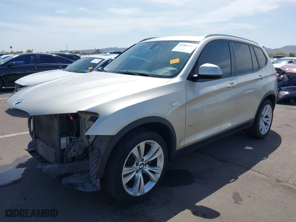 2015 BMW X3 xDrive28i with VIN 5UXWX9C50F0D47372, listed as a IAAI auction lot 41906769 with 109,973 mi miles. Bid and sale history available at carsss.com. Image 18.