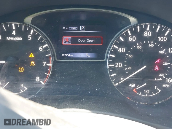 2017 Nissan Pathfinder SV with VIN 5N1DR2MM6HC696479, listed as a IAAI auction lot 41340074 with 117,754 mi miles. Bid and sale history available at carsss.com. Image 7.
