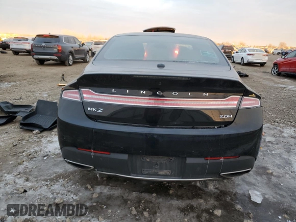 2017 Lincoln MKZ Hybrid Premiere with VIN 3LN6L5KU9HR631609, listed as a Copart auction lot 86576354 with Not Provided miles and Salvage Title. Bid and sale history available at DreamBid. Image 6.