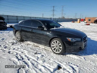 2016 Audi A6 Premium Plus with VIN WAUFGAFC2GN005627, listed as a Copart auction lot 44901195 with 103,779 mi miles and Salvage Title. Bid and sale history available at DreamBid. Image 4.