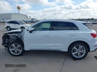2020 Audi Q3 S line Premium Plus with VIN WA1EECF38L1089030, listed as a IAAI auction lot 41701530 with 28,283 mi miles and . Bid and sale history available at DreamBid. Image 15.