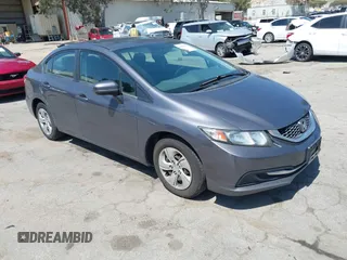 2014 Honda Civic LX z VIN 19XFB2F56EE202133, wystawiony jako IAAI lot #41965333 z przebiegiem 98 294 mil mil oraz . Historia ofert i sprzedaży dostępna na DreamBid. Obrazek 1.
