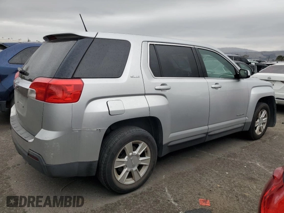 2013 GMC Terrain SLE with VIN 2GKALMEK6D6244072, listed as a Copart auction lot 42834475 with 90,247 mi miles and Salvage Title. Bid and sale history available at carsss.com. Image 3.