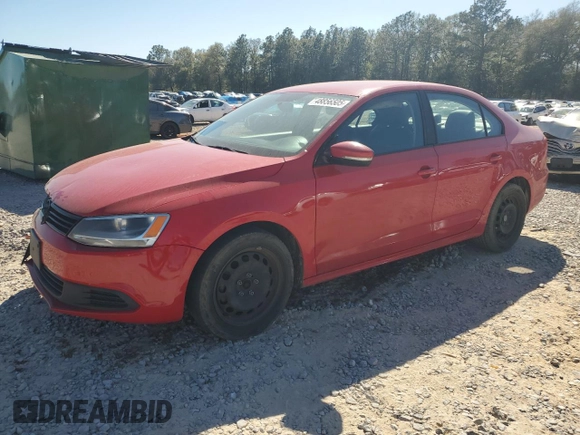 2014 Volkswagen Jetta Sedan SE with VIN 3VWD17AJ1EM262383, listed as a Copart auction lot 48856505 with 167,322 mi miles and Salvage Title. Bid and sale history available at carsss.com. Image 1.