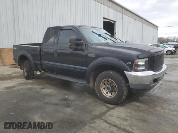 2001 Ford Super Duty F-250 XL with VIN 1FTNX21L81ED75824, listed as a Copart auction lot 51202085 with 257,803 mi miles and Salvage Title. Bid and sale history available at carsss.com. Image 4.
