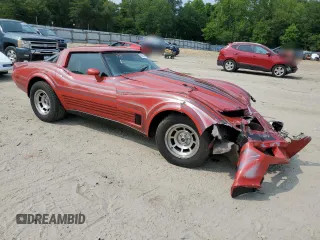 1980 Chevrolet Corvette with VIN 1Z878AS403224, listed as a Copart auction lot 59128755 with 486,848 mi miles and Salvage title. Bid and sale history available at DreamBid. Image 4.