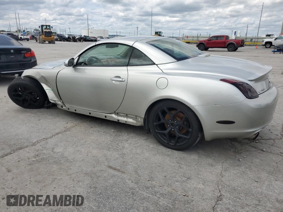 2002 Lexus SC 430 с VIN JTHFN48Y220033354, выставлен на аукционе Copart как лот 57753905 с пробегом 179 099 миль миль и Списание • Salvage title. История ставок и продаж доступна на DreamBid. Изображение 2.