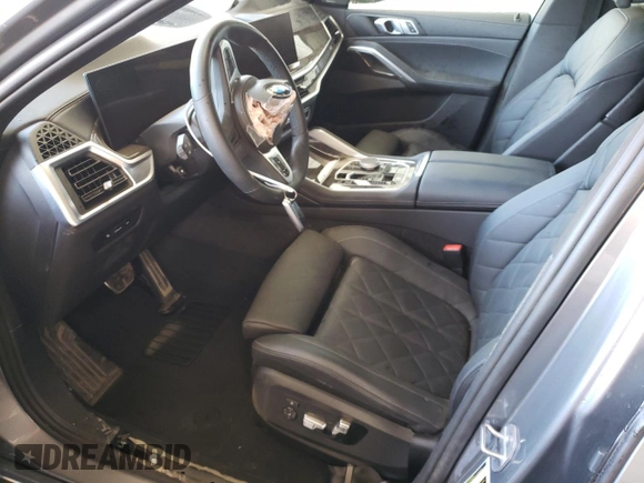 2025 BMW X6 xDrive40i with VIN 5UX33EX04S9W89514, listed as a Copart auction lot 45770205 with 0 mi miles and Clean Title. Bid and sale history available at carsss.com. Image 7.