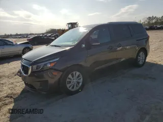 2016 Kia Sedona LX with VIN KNDMB5C11G6090781, listed as a Copart auction lot 41457025 with 131,501 mi miles and Salvage Title. Bid and sale history available at carsss.com. Image 1.