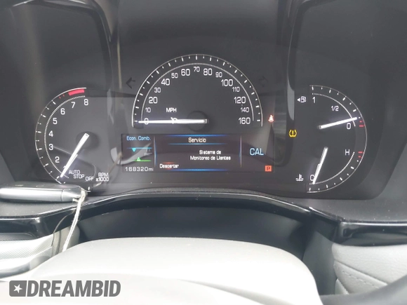 2017 Cadillac XT5 Premium Luxury AWD with VIN 1GYKNERS8HZ119329, listed as a IAAI auction lot 41342442 with 168,320 mi miles. Bid and sale history available at carsss.com. Image 7.