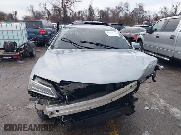 2017 Acura TLX V6 w/Technology Pkg with VIN 19UUB2F52HA007064, listed as a IAAI auction lot 41270624 with 55,509 mi miles. Bid and sale history available at carsss.com. Image 11.