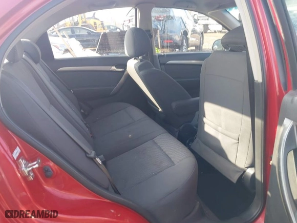 2008 Chevrolet Aveo LS with VIN KL1TD56668B086156, listed as a IAAI auction lot 41888691 with 94,782 mi miles. Bid and sale history available at carsss.com. Image 8.