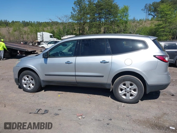 2015 Chevrolet Traverse LS z VIN 1GNKRFKD3FJ278483, wystawiony jako IAAI lot #42007507 z przebiegiem 147 938 mil mil oraz . Historia ofert i sprzedaży dostępna na DreamBid. Obrazek 14.
