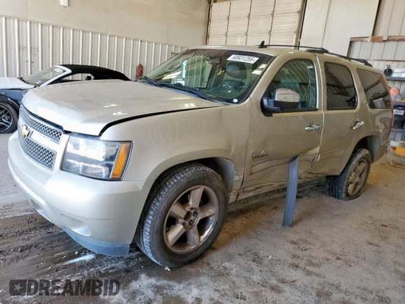 2014 Chevrolet Tahoe LT with VIN 1GNSCBE04ER108507, listed as a Copart auction lot 60931255 with 167,098 mi miles and Salvage title. Bid and sale history available at DreamBid. Image 1.