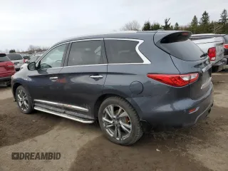 2014 Infiniti QX60 Hybrid with VIN 5N1CL0MM9EC521298, listed as a Copart auction lot 48987395 with 171,334 mi miles and Salvage Title. Bid and sale history available at DreamBid. Image 2.