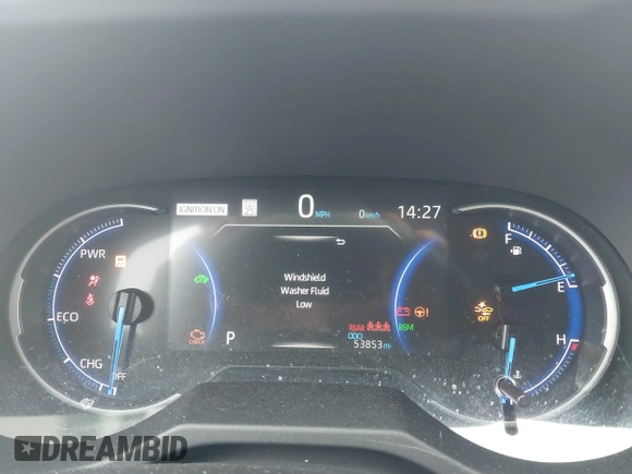 2023 Toyota RAV4 Hybrid XLE Premium z VIN JTMB6RFV3PD546700, wystawiony jako IAAI lot #42334903 z przebiegiem 53 853 mil mil oraz . Historia ofert i sprzedaży dostępna na DreamBid. Obrazek 7.