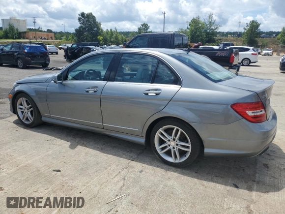 2014 Mercedes-Benz C 250 Sport with VIN WDDGF4HBXER320459, listed as a Copart auction lot 60655285 with 125,954 mi miles and Clean title. Bid and sale history available at DreamBid. Image 2.