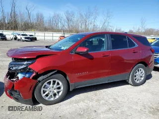 2024 Chevrolet Equinox LT with VIN 3GNAXUEG6RS235271, listed as a Copart auction lot 51453835 with 5,938 mi miles and Salvage Title. Bid and sale history available at DreamBid. Image 1.