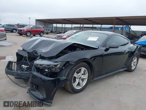 2024 Ford Mustang EcoBoost with VIN 1FA6P8TH1R5105612, listed as a IAAI auction lot 42373472 with 36,594 mi miles and . Bid and sale history available at DreamBid. Image 2.