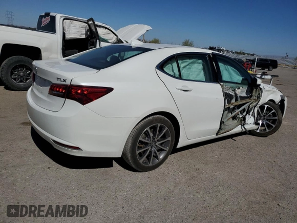 2017 Acura TLX V6 w/Technology Pkg with VIN 19UUB2F52HA002835, listed as a Copart auction lot 54277395 with 97,742 mi miles and Salvage Title. Bid and sale history available at carsss.com. Image 3.