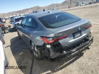 2023 BMW i4 eDrive35 with VIN WBY43AW00PFP80951, listed as a Copart auction lot 47249434 with 5,189 mi miles. Bid and sale history available at carsss.com. Image 2.
