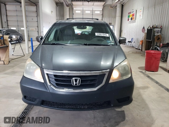 2010 Honda Odyssey EX-L with VIN 5FNRL3H76AB113634, listed as a Copart auction lot 53881045 with 214,478 mi miles and Salvage Title. Bid and sale history available at carsss.com. Image 5.