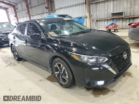 2024 Nissan Sentra SV with VIN 3N1AB8CV9RY342346, listed as a Copart auction lot 51120985 with 6,739 mi miles and Salvage Title. Bid and sale history available at DreamBid. Image 4.