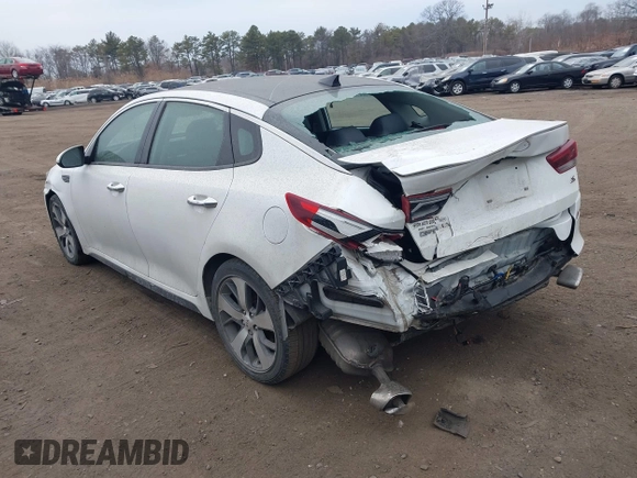 2020 Kia Optima LX with VIN 5XXGT4L3XLG399313, listed as a IAAI auction lot 41656479 with 82,960 mi miles. Bid and sale history available at carsss.com. Image 3.