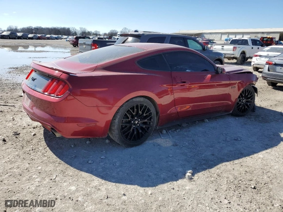 2017 Ford Mustang GT with VIN 1FA6P8CFXH5339549, listed as a Copart auction lot 46115085 with 80344 miles and Salvage Title. Bid and sale history available at carsss.com. Image 3.