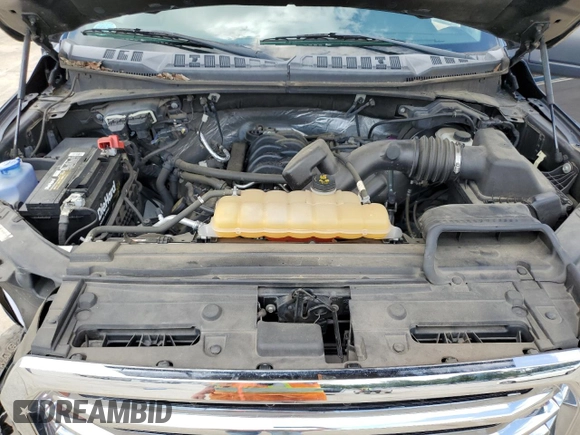 2016 Ford F-150 XLT with VIN 1FTEW1EF1GFB62329, listed as a Copart auction lot 58392935 with 76,169 mi miles and Salvage title. Bid and sale history available at DreamBid. Image 11.