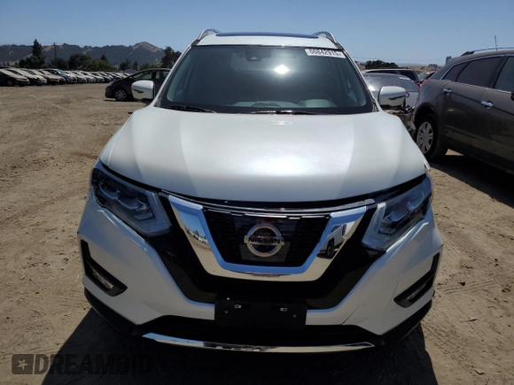 2017 Nissan Rogue SL with VIN 5N1AT2MT3HC751952, listed as a Copart auction lot 60842915 with 75,606 mi miles and Salvage title. Bid and sale history available at DreamBid. Image 5.