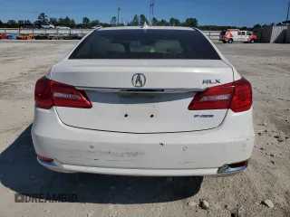 2016 Acura RLX Advance Pkg with VIN JH4KC1F98GC000007, listed as a Copart auction lot 75517764 with 160,938 mi miles and Salvage Title. Bid and sale history available at carsss.com. Image 6.
