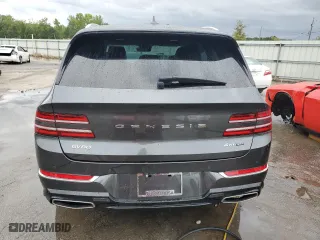 2022 Genesis GV80 with VIN KMUHCESC1NU099519, listed as a Copart auction lot 70290154 with 17,430 mi miles and Salvage Title. Bid and sale history available at carsss.com. Image 6.