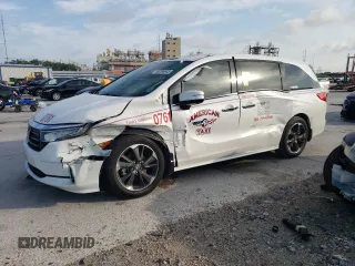 2024 Honda Odyssey Elite с VIN 5FNRL6H9XRB020632, выставлен на аукционе Copart как лот 54704045 с пробегом 32 001 миль миль и Списание • Salvage title. История ставок и продаж доступна на DreamBid. Изображение 1.