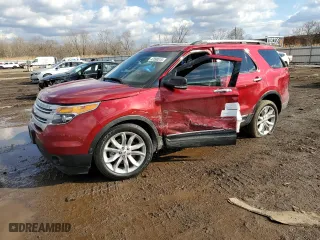 2014 Ford Explorer XLT with VIN 1FM5K8D80EGA98486, listed as a Copart auction lot 47090515 with 0 mi miles and Salvage Title. Bid and sale history available at carsss.com. Image 1.