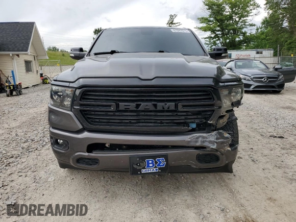2021 Ram 1500 Big Horn with VIN 1C6RRFFGXMN590468, listed as a Copart auction lot 61042615 with 44,518 mi miles and Salvage title. Bid and sale history available at DreamBid. Image 5.