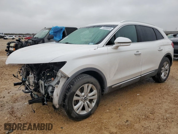 2016 Lincoln MKX Premiere with VIN 2LMTJ6JR0GBL22804, listed as a Copart auction lot 44699535 with 75,614 mi miles and Salvage Title. Bid and sale history available at carsss.com. Image 1.