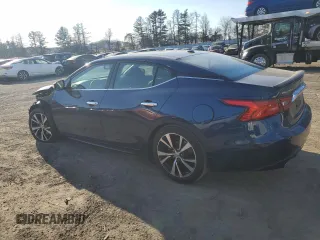 2018 Nissan Maxima SV with VIN 1N4AA6AP7JC408808, listed as a Copart auction lot 46719635 with 43,583 mi miles and Salvage Title. Bid and sale history available at DreamBid. Image 2.