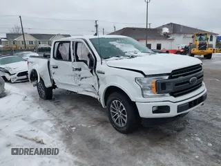 2020 Ford F-150 XL with VIN 1FTEW1EP0LFC55782, listed as a IAAI auction lot 41532610 with 73,193 mi miles. Bid and sale history available at carsss.com. Image 1.