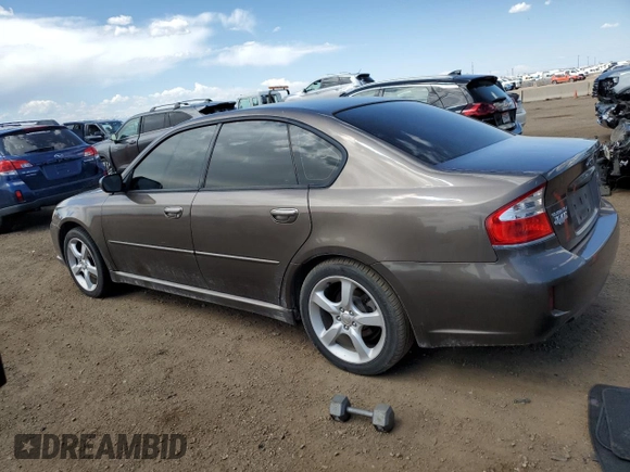 2009 Subaru Legacy Limited with VIN 4S3BL626397222041, listed as a Copart auction lot 55176075 with 162,331 mi miles and Salvage title. Bid and sale history available at DreamBid. Image 2.