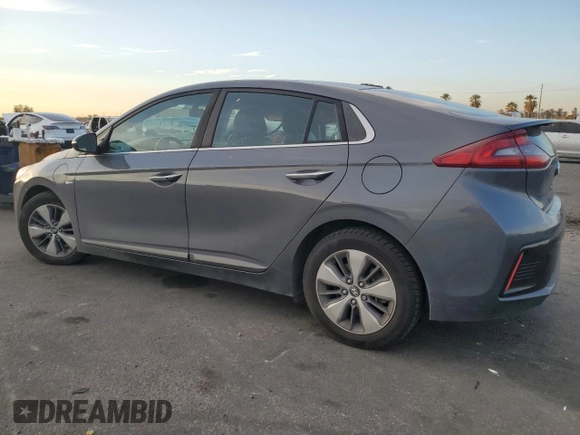 2018 Hyundai Ioniq Limited with VIN KMHC75LDXJU075248, listed as a Copart auction lot 89327145 with 62,321 mi miles and Salvage title. Bid and sale history available at DreamBid. Image 2.