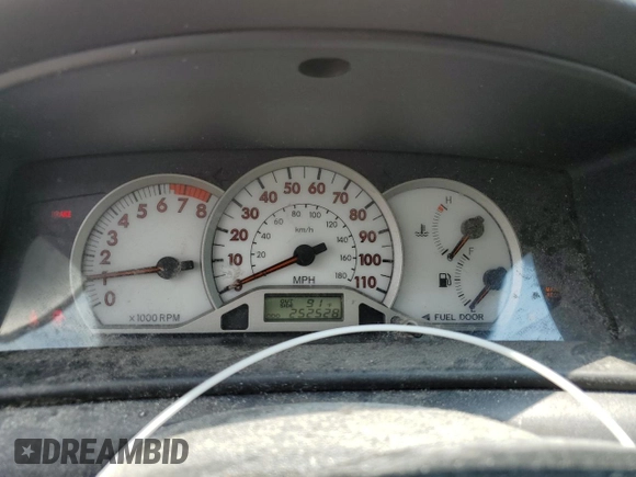 2006 Toyota Corolla CE with VIN 1NXBR32E66Z689368, listed as a Copart auction lot 59192425 with 252,528 mi miles and Salvage title. Bid and sale history available at DreamBid. Image 9.