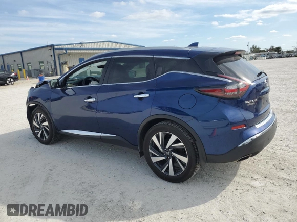 2022 Nissan Murano SL with VIN 5N1AZ2CJ1NC113032, listed as a Copart auction lot 42753345 with 36,868 mi miles and Non Repairable. Bid and sale history available at carsss.com. Image 2.