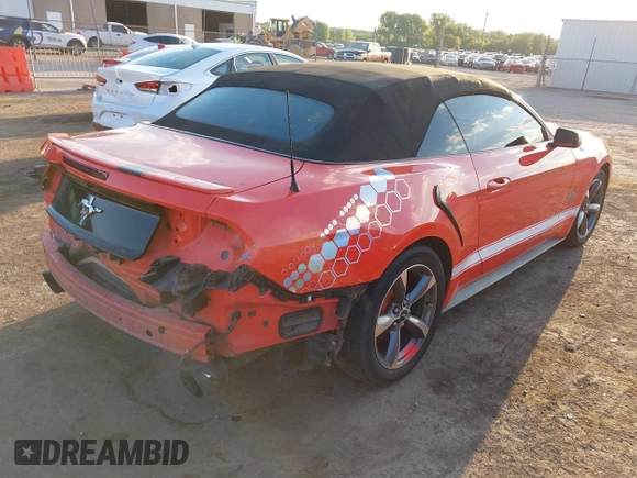 2015 Ford Mustang V6 with VIN 1FATP8EM5F5333315, listed as a IAAI auction lot 40317316 with 141,283 mi miles and . Bid and sale history available at DreamBid. Image 4.