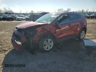 2017 Kia Sportage LX with VIN KNDPMCAC3H7188559, listed as a Copart auction lot 54020655 with 84,488 mi miles and Salvage Title. Bid and sale history available at DreamBid. Image 1.
