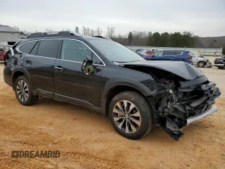 2025 Subaru Outback Touring XT with VIN 4S4BTGPDXS3140782, listed as a Copart auction lot 87709275 with 6,946 mi miles and Salvage Title. Bid and sale history available at carsss.com. Image 4.