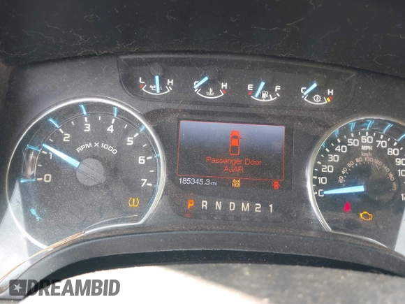 2012 Ford F-150 XL with VIN 1FTFX1ET4CFB53397, listed as a IAAI auction lot 41167562 with 185,345 mi miles. Bid and sale history available at carsss.com. Image 15.